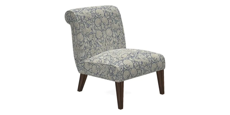 Harwood Chair in William Morris Willow Boughs Cream Pale Green