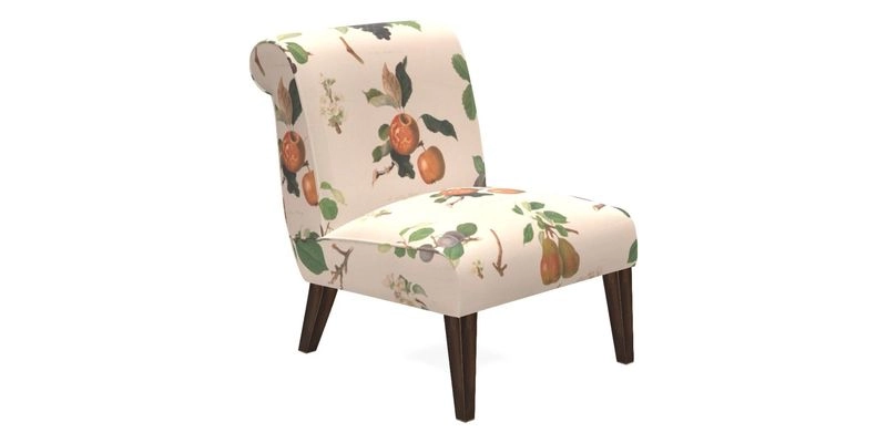 Harwood Chair in William Morris Willow Boughs Cream Pale Green