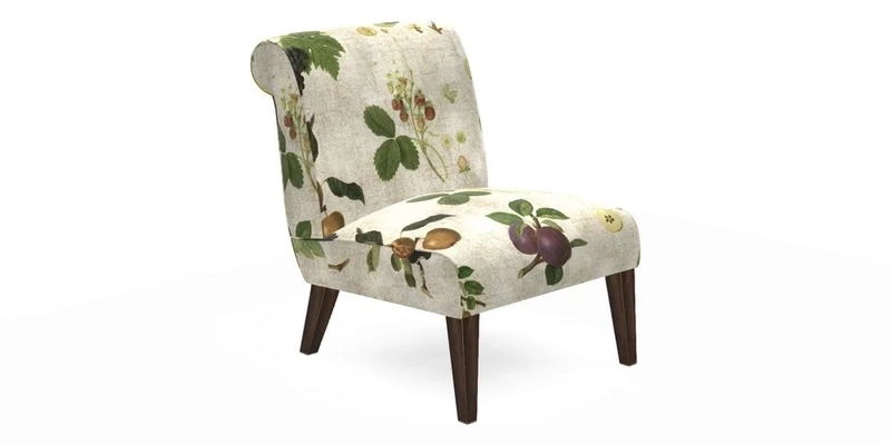 Harwood Chair in William Morris Willow Boughs Cream Pale Green