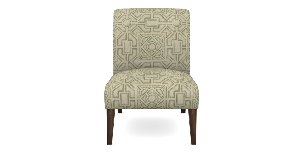 Product photograph of Harwood Bespoke Chairs In Rhs Collection - Large Knot Garden Linen - Green from Sofas and Stuff Limited