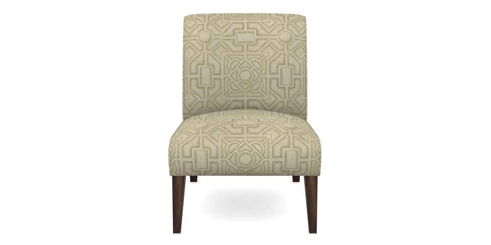 Product photograph of Harwood Bespoke Chairs In Rhs Collection - Large Knot Garden Linen - Olive from Sofas and Stuff Limited