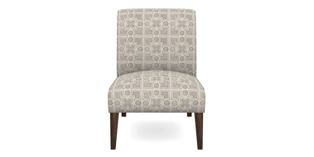 Product photograph of Harwood Bespoke Chairs In Rhs Collection - Small Knot Garden Cotton Weave - Grey from Sofas and Stuff Limited