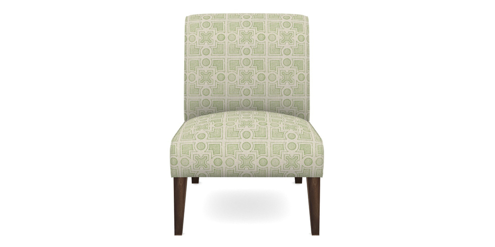 Product photograph of Harwood Bespoke Chairs In Rhs Collection - Small Knot Garden Cotton Weave - Green from Sofas and Stuff Limited