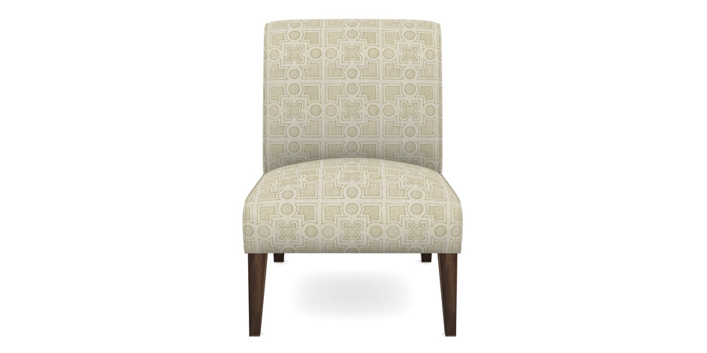 Product photograph of Harwood Bespoke Chairs In Rhs Collection - Small Knot Garden Cotton Weave - Olive from Sofas and Stuff Limited