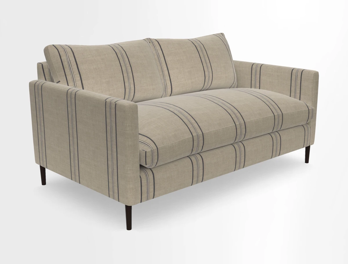 Heyshott 2.5 Seater Sofa in Two Tone Plain Biscuit. Loose cover option available