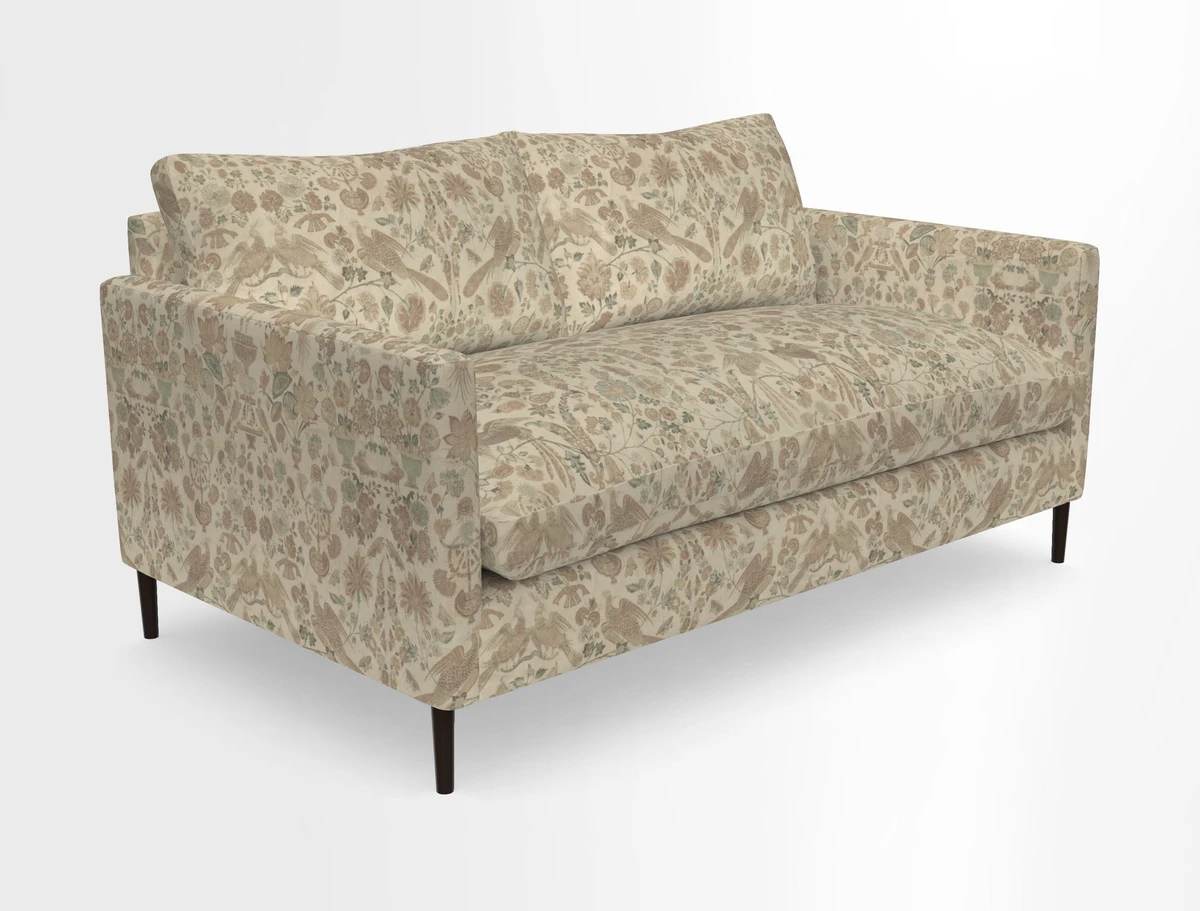 Heyshott 2.5 Seater Sofa in Two Tone Plain Biscuit. Loose cover option available