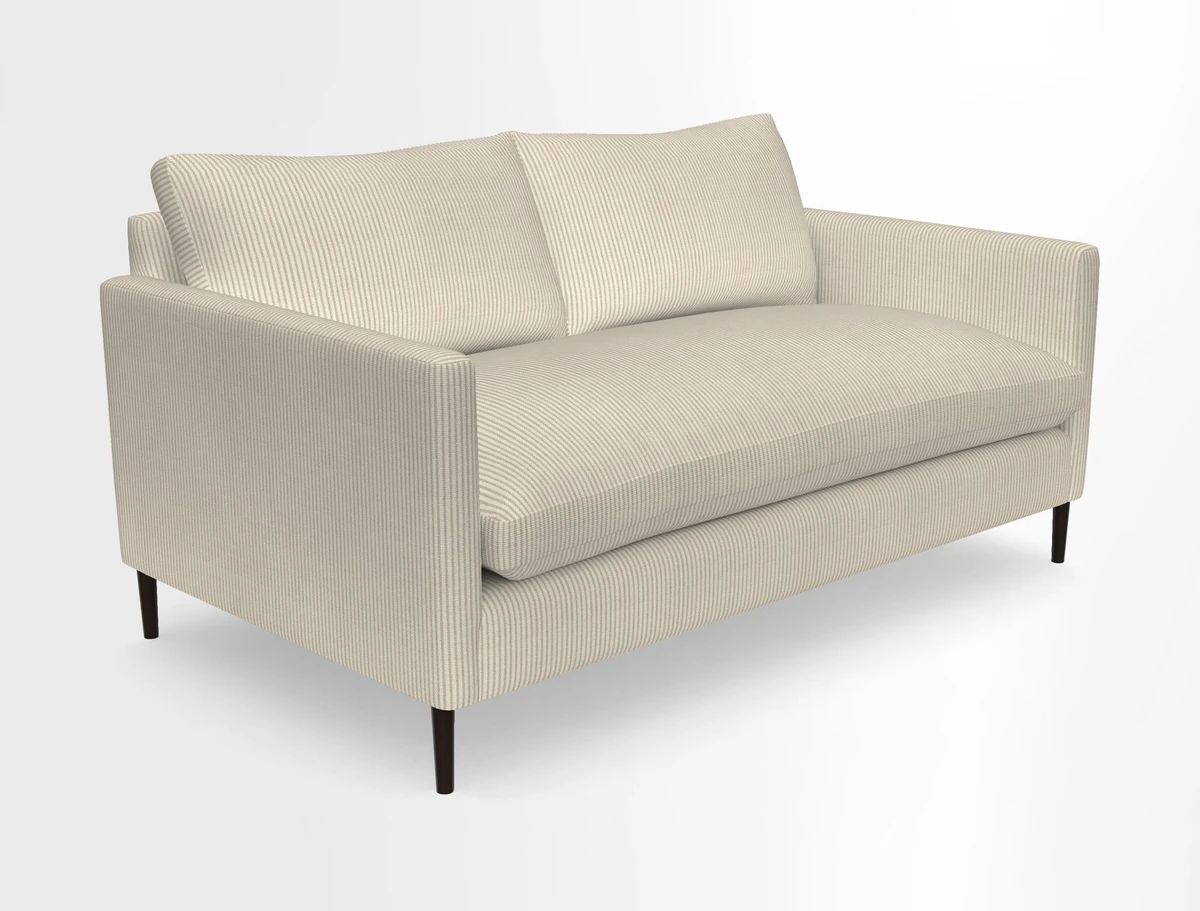 Heyshott 2.5 Seater Sofa in Two Tone Plain Biscuit. Loose cover option available