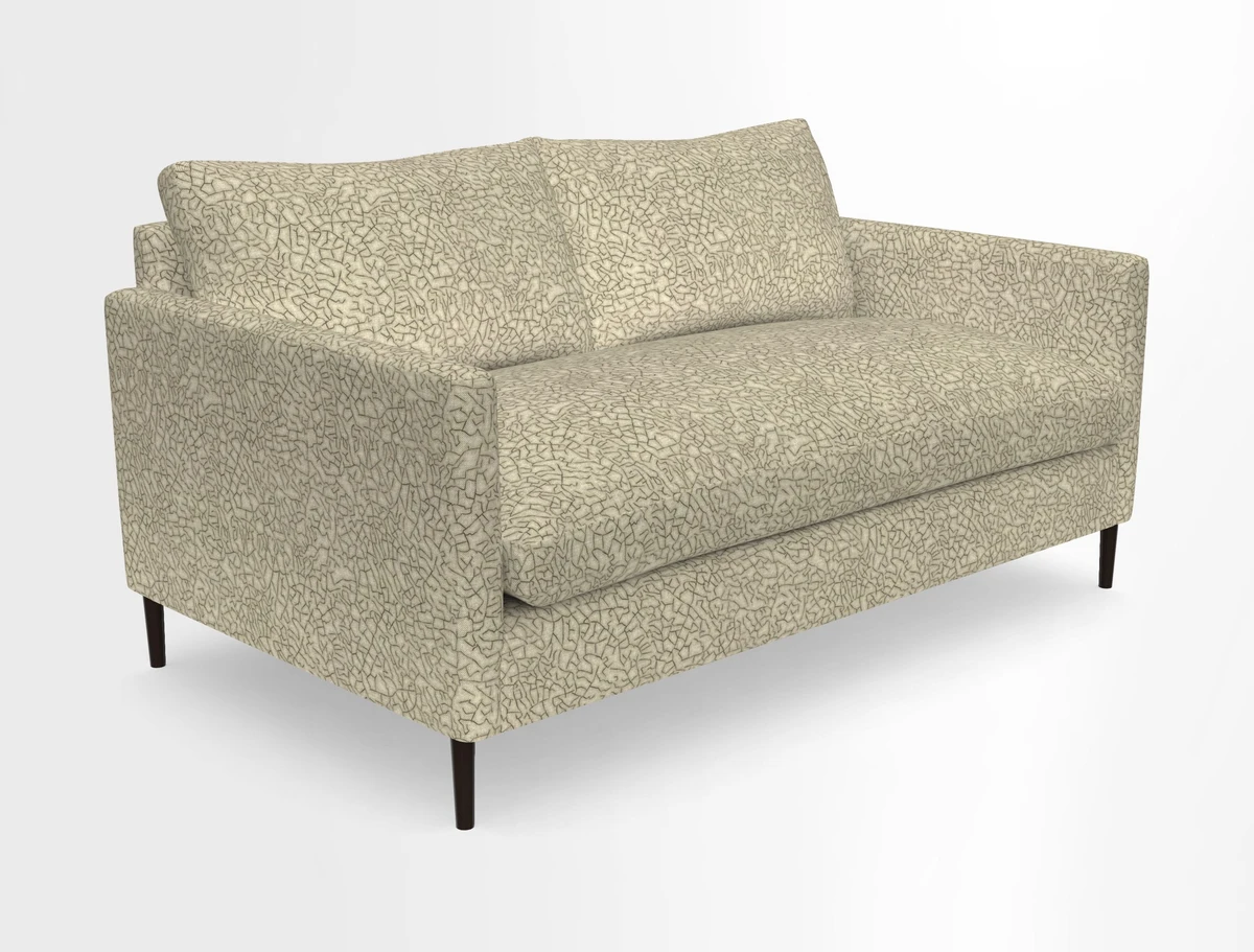 Heyshott 2.5 Seater Sofa in Two Tone Plain Biscuit. Loose cover option available