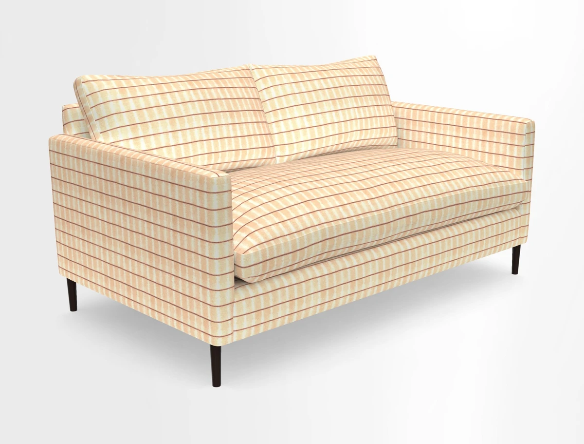 Heyshott 2.5 Seater Sofa in Two Tone Plain Biscuit. Loose cover option available