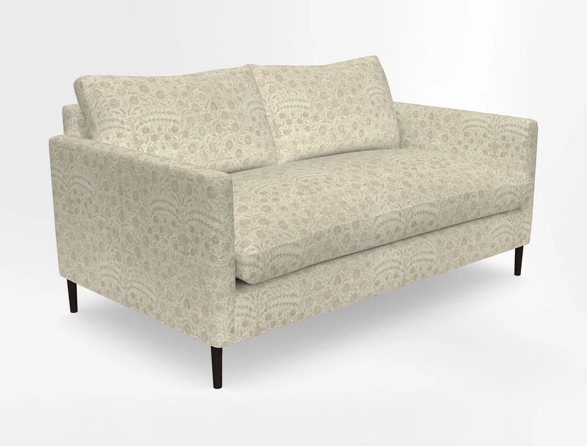 Heyshott 2.5 Seater Sofa in Two Tone Plain Biscuit. Loose cover option available