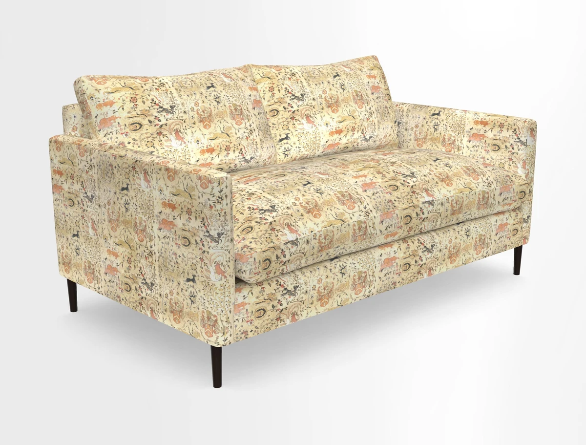 Heyshott 2.5 Seater Sofa in Two Tone Plain Biscuit. Loose cover option available