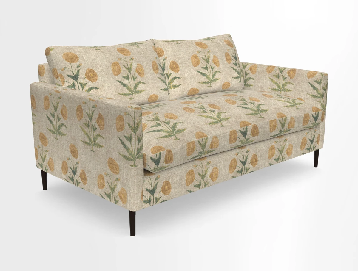 Heyshott 2.5 Seater Sofa in Two Tone Plain Biscuit. Loose cover option available