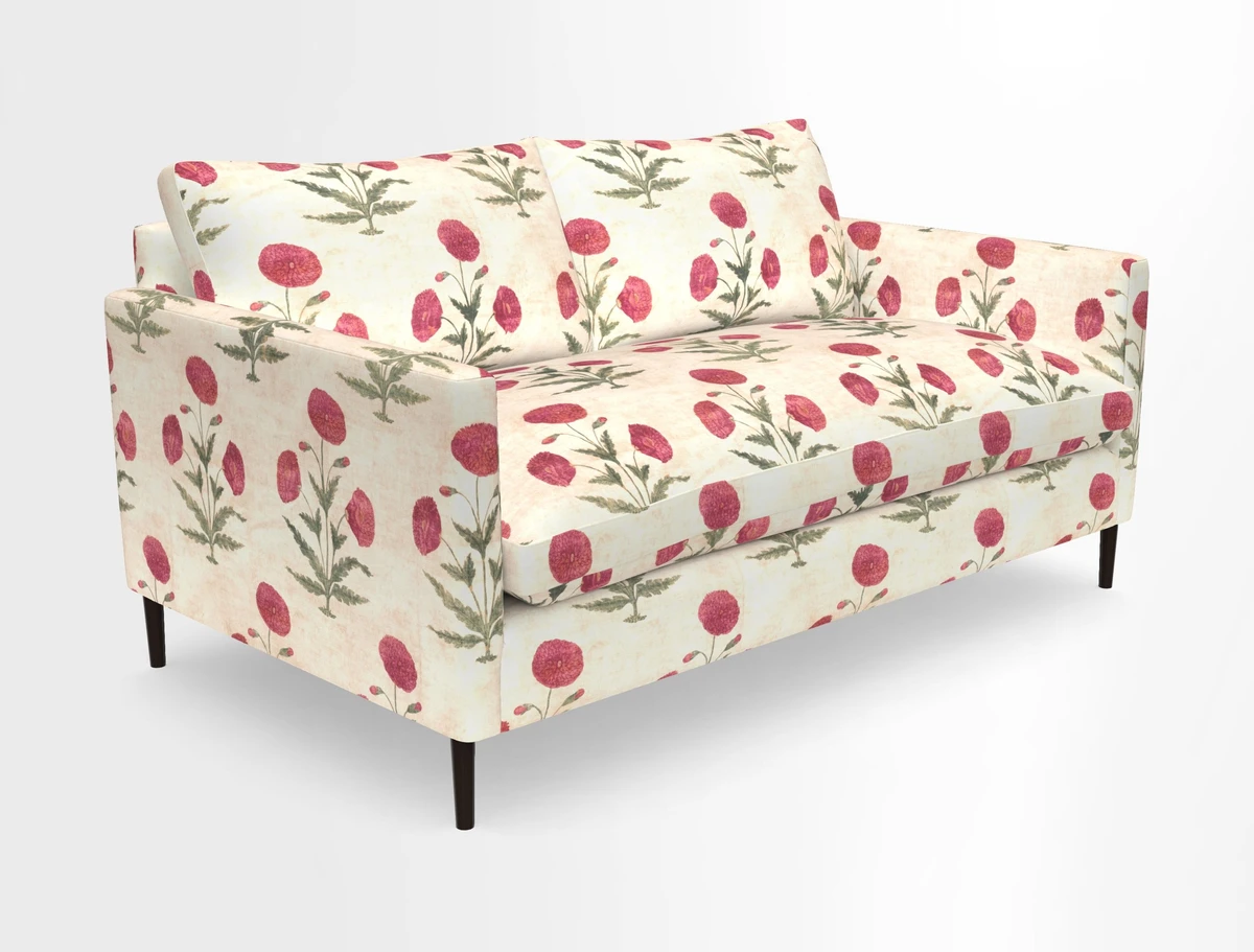 Heyshott 2.5 Seater Sofa in Two Tone Plain Biscuit. Loose cover option available