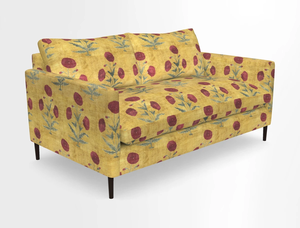 Heyshott 2.5 Seater Sofa in Two Tone Plain Biscuit. Loose cover option available