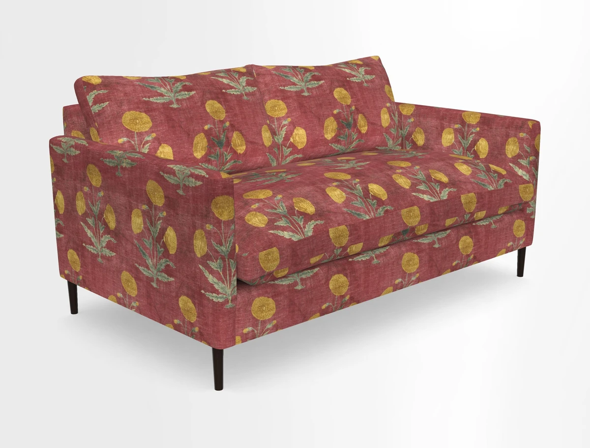 Heyshott 2.5 Seater Sofa in Two Tone Plain Biscuit. Loose cover option available