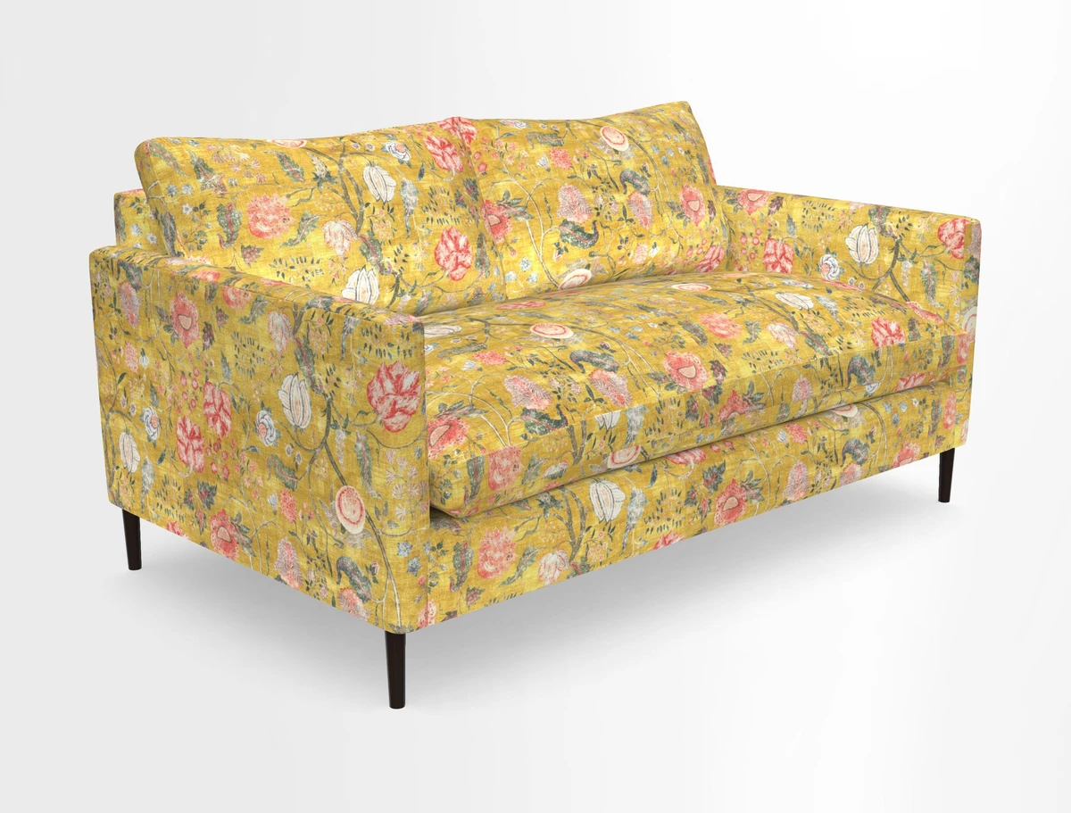 Heyshott 2.5 Seater Sofa in Two Tone Plain Biscuit. Loose cover option available