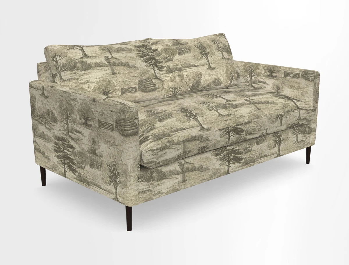 Heyshott 2.5 Seater Sofa in Two Tone Plain Biscuit. Loose cover option available