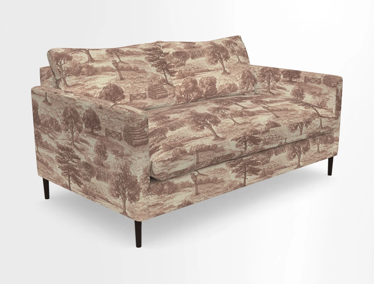 Heyshott 2.5 Seater Sofa in Two Tone Plain Biscuit. Loose cover option available