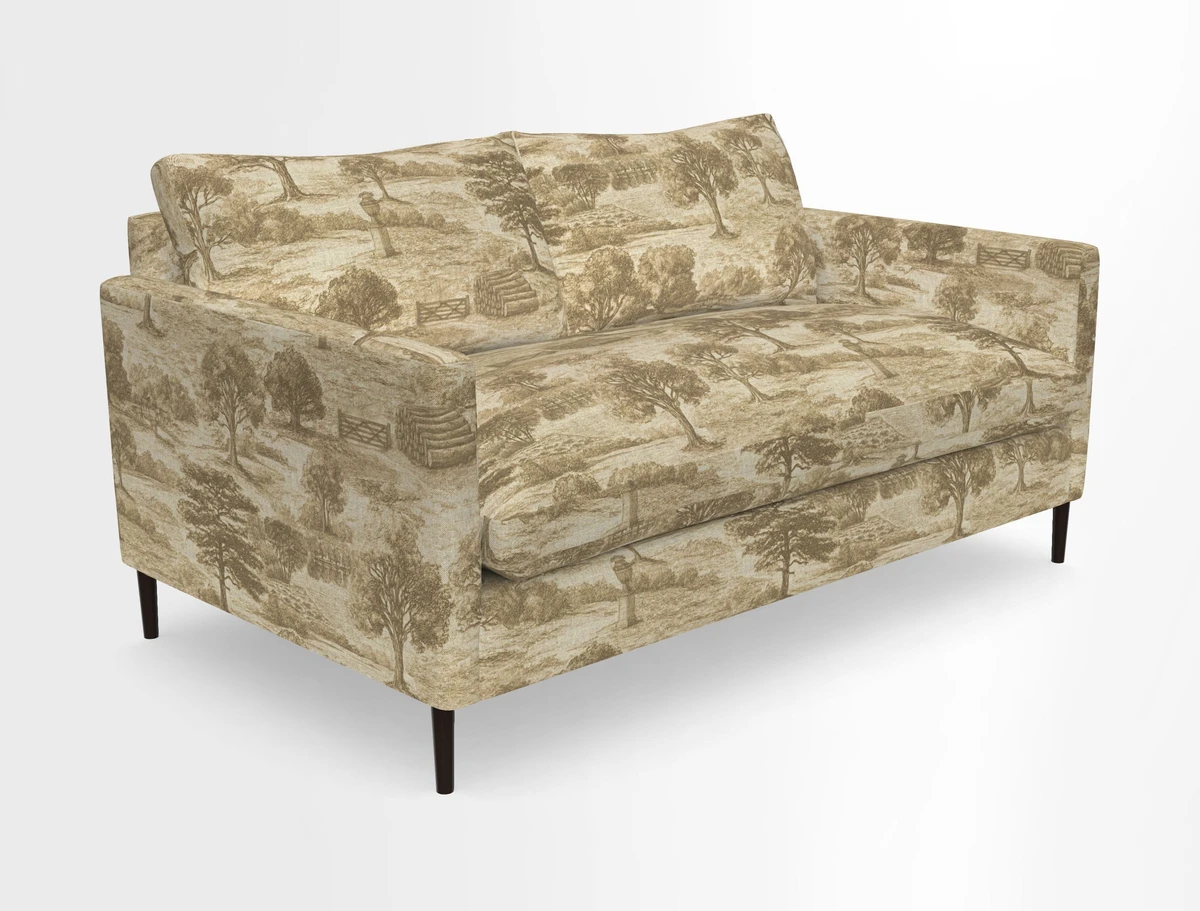 Heyshott 2.5 Seater Sofa in Two Tone Plain Biscuit. Loose cover option available