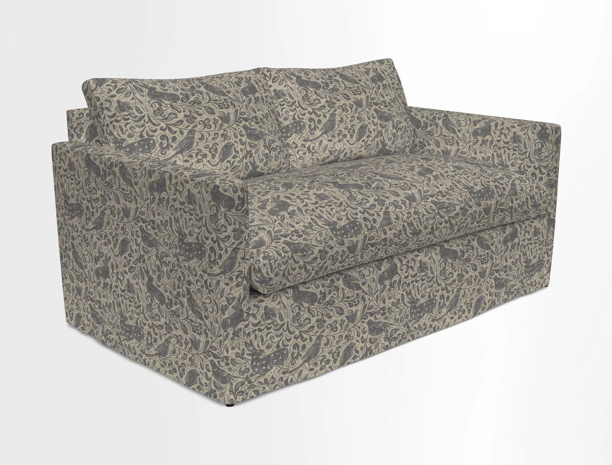 Heyshott 2.5 Seater Sofa in Two Tone Plain Biscuit. Loose cover option available