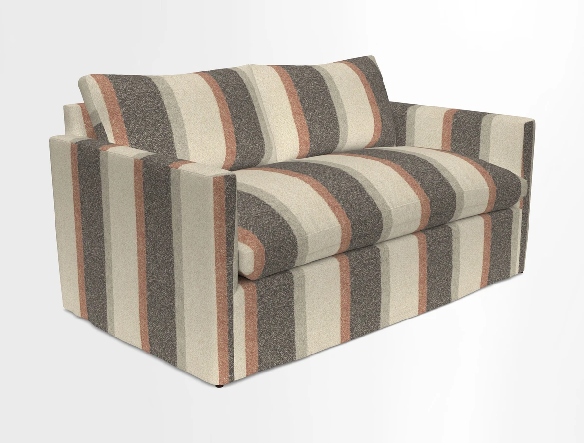 Heyshott 2.5 Seater Sofa in Two Tone Plain Biscuit. Loose cover option available