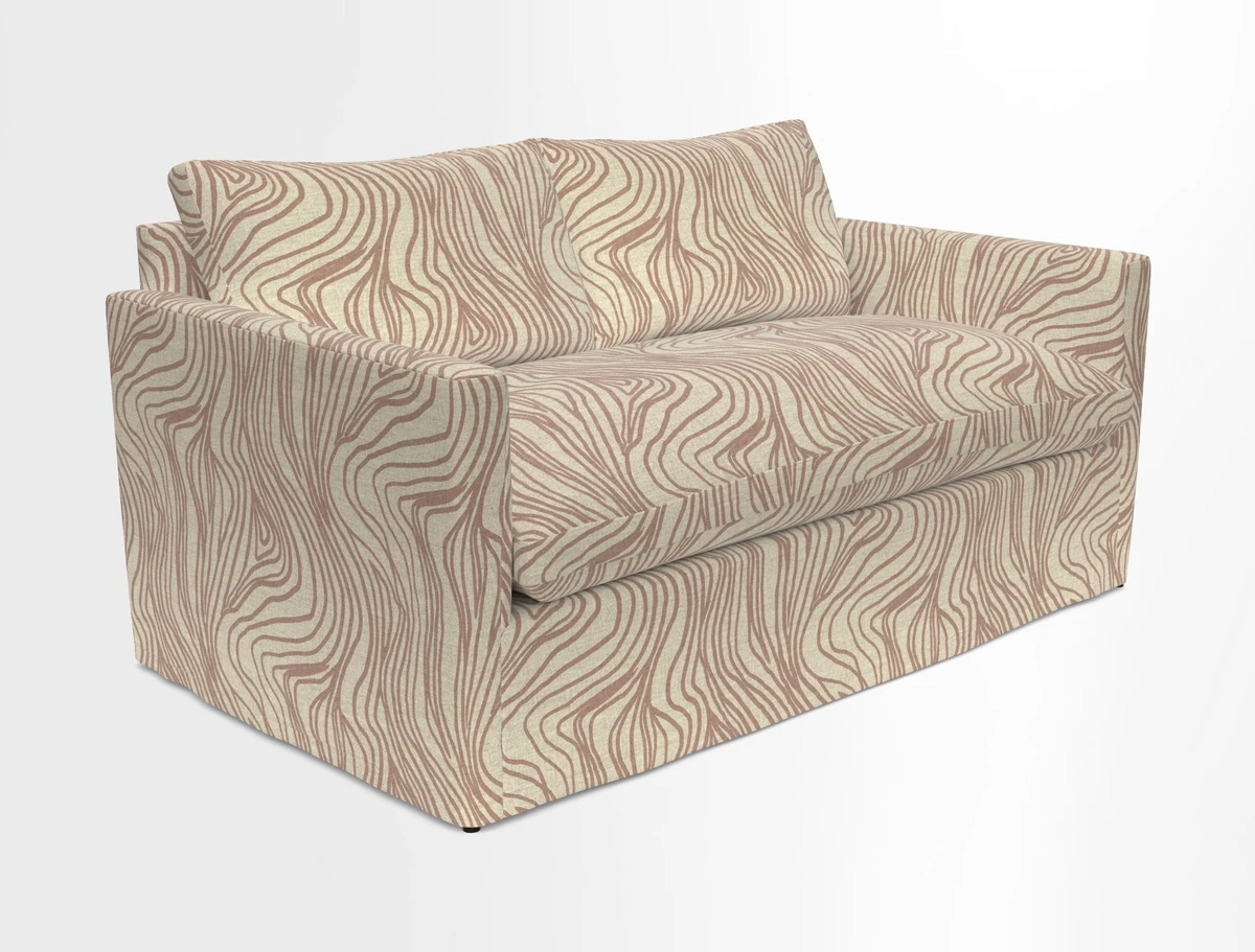 Heyshott 2.5 Seater Sofa in Two Tone Plain Biscuit. Loose cover option available