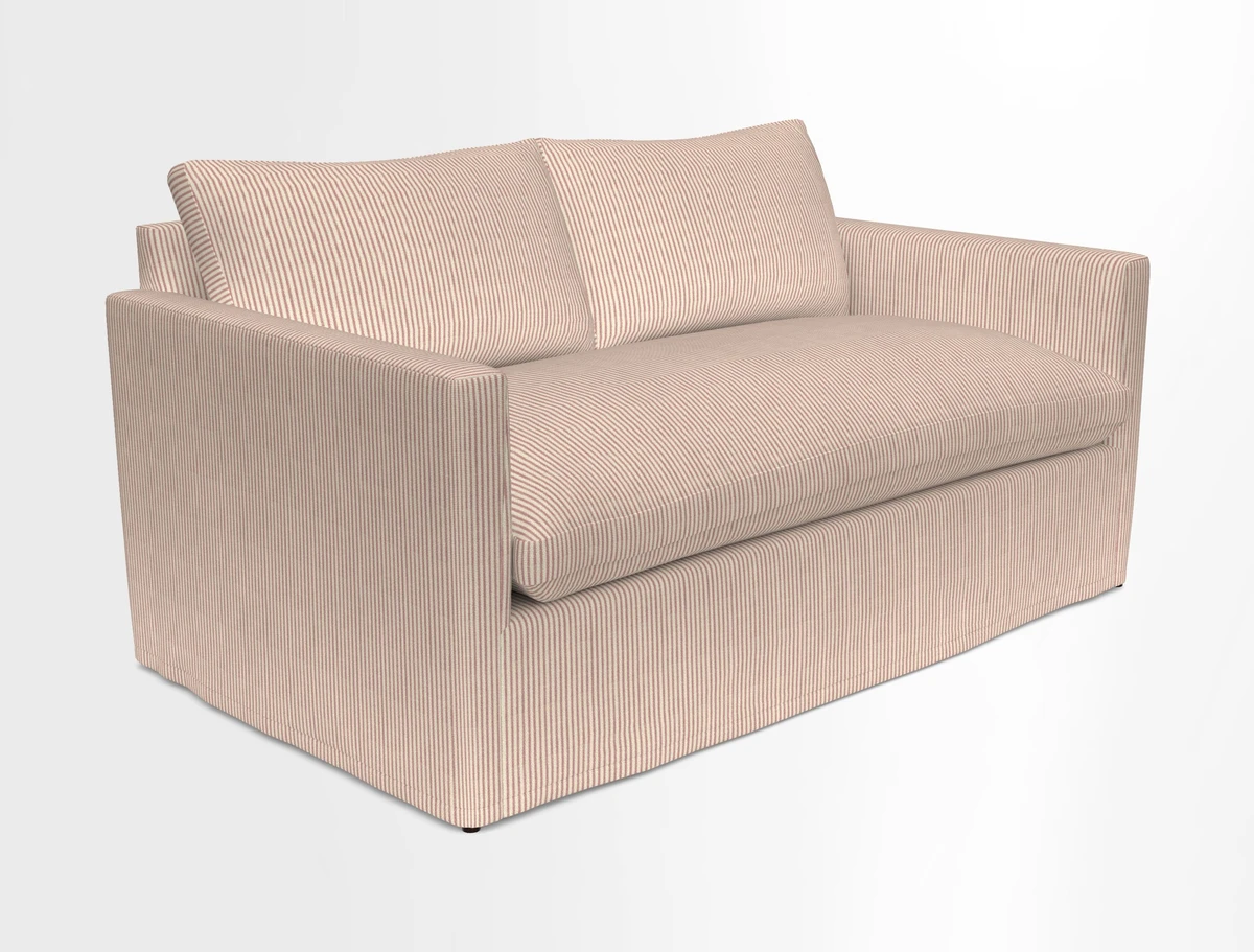 Heyshott 2.5 Seater Sofa in Two Tone Plain Biscuit. Loose cover option available