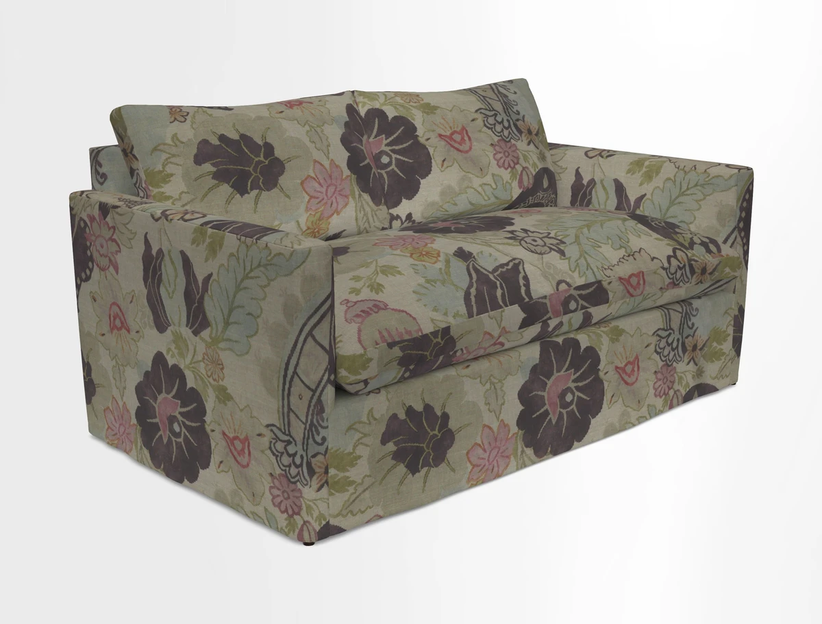 Heyshott 2.5 Seater Sofa in Two Tone Plain Biscuit. Loose cover option available