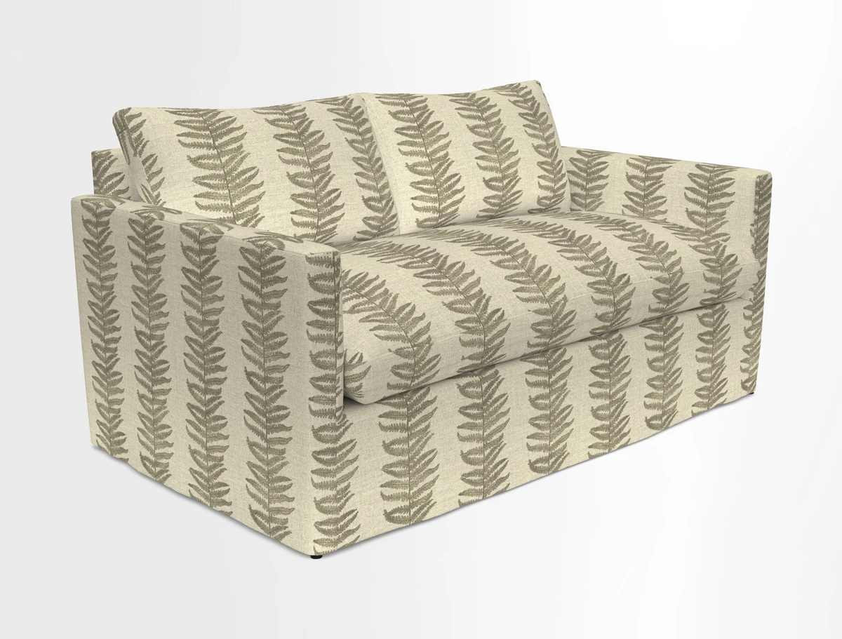 Heyshott 2.5 Seater Sofa in Two Tone Plain Biscuit. Loose cover option available