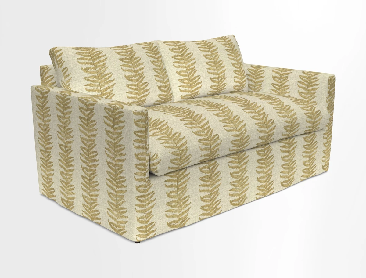 Heyshott 2.5 Seater Sofa in Two Tone Plain Biscuit. Loose cover option available