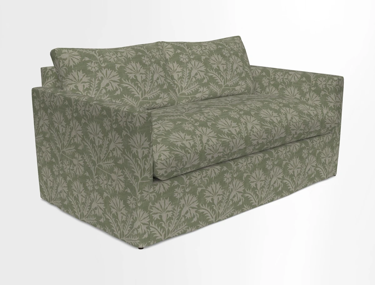 Heyshott 2.5 Seater Sofa in Two Tone Plain Biscuit. Loose cover option available