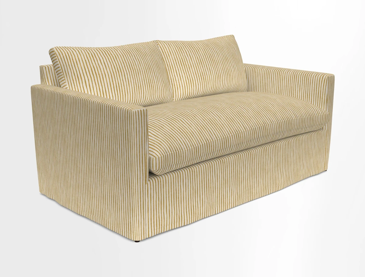 Heyshott 2.5 Seater Sofa in Two Tone Plain Biscuit. Loose cover option available