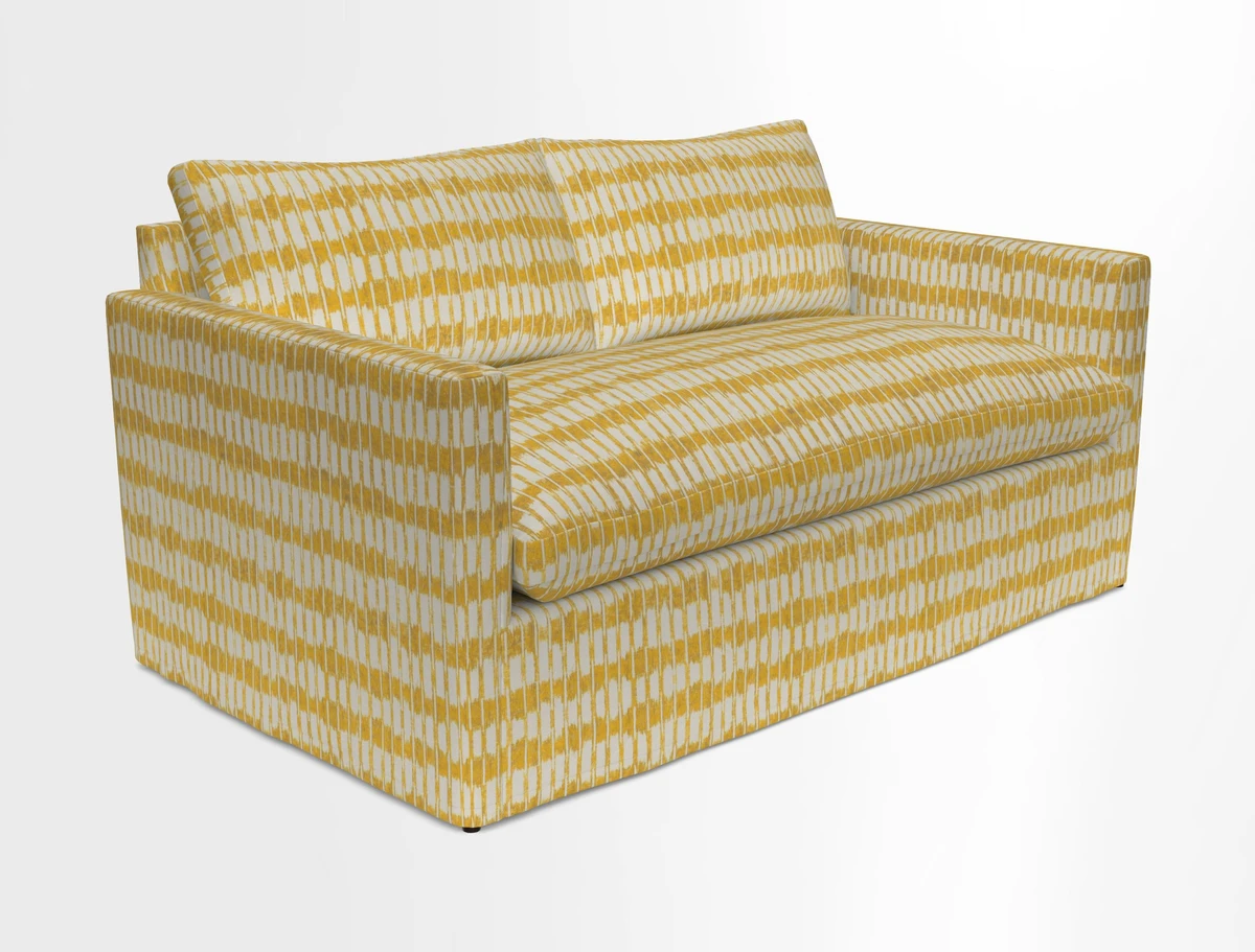 Heyshott 2.5 Seater Sofa in Two Tone Plain Biscuit. Loose cover option available