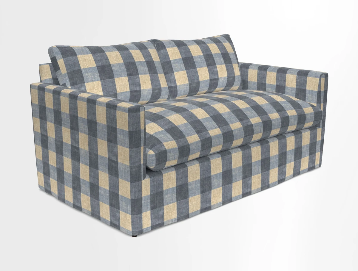 Heyshott 2.5 Seater Sofa in Two Tone Plain Biscuit. Loose cover option available