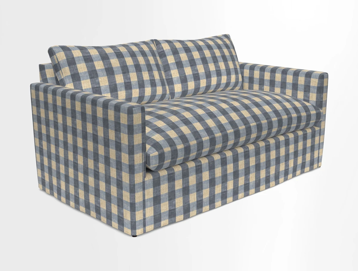 Heyshott 2.5 Seater Sofa in Two Tone Plain Biscuit. Loose cover option available