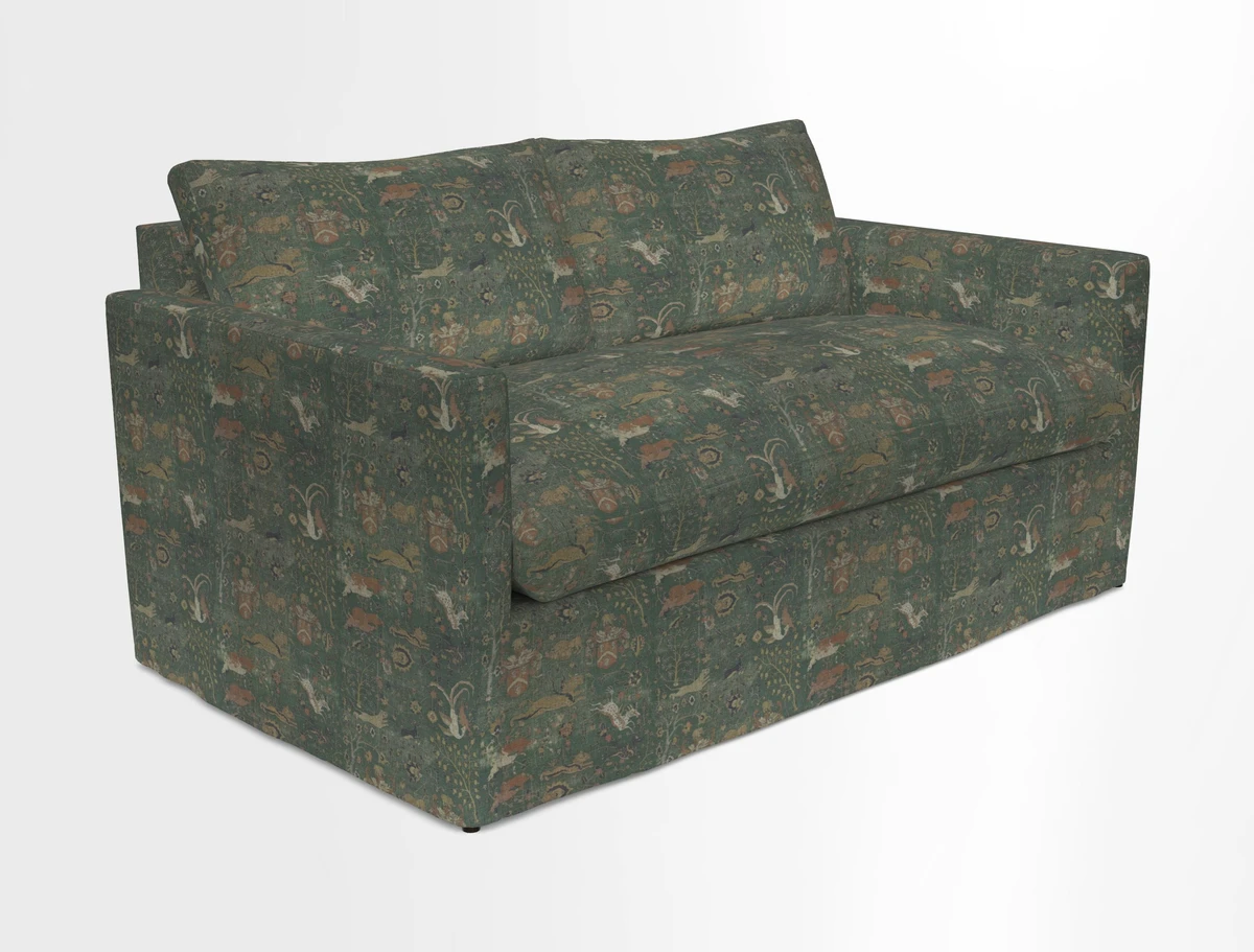 Heyshott 2.5 Seater Sofa in Two Tone Plain Biscuit. Loose cover option available
