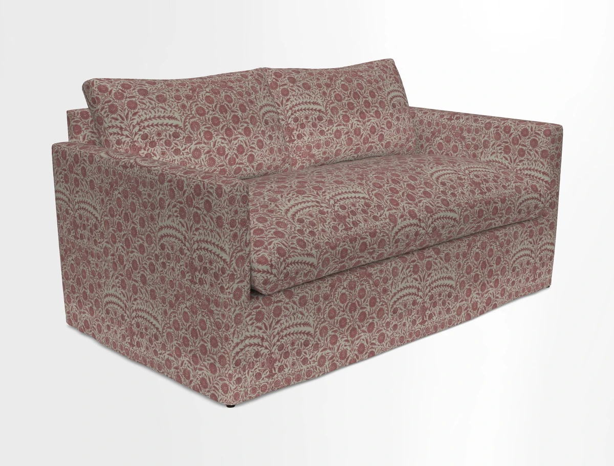 Heyshott 2.5 Seater Sofa in Two Tone Plain Biscuit. Loose cover option available