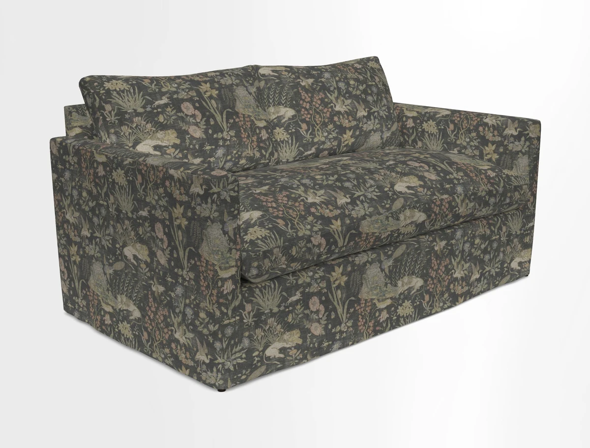 Heyshott 2.5 Seater Sofa in Two Tone Plain Biscuit. Loose cover option available