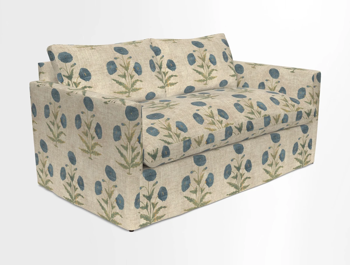 Heyshott 2.5 Seater Sofa in Two Tone Plain Biscuit. Loose cover option available