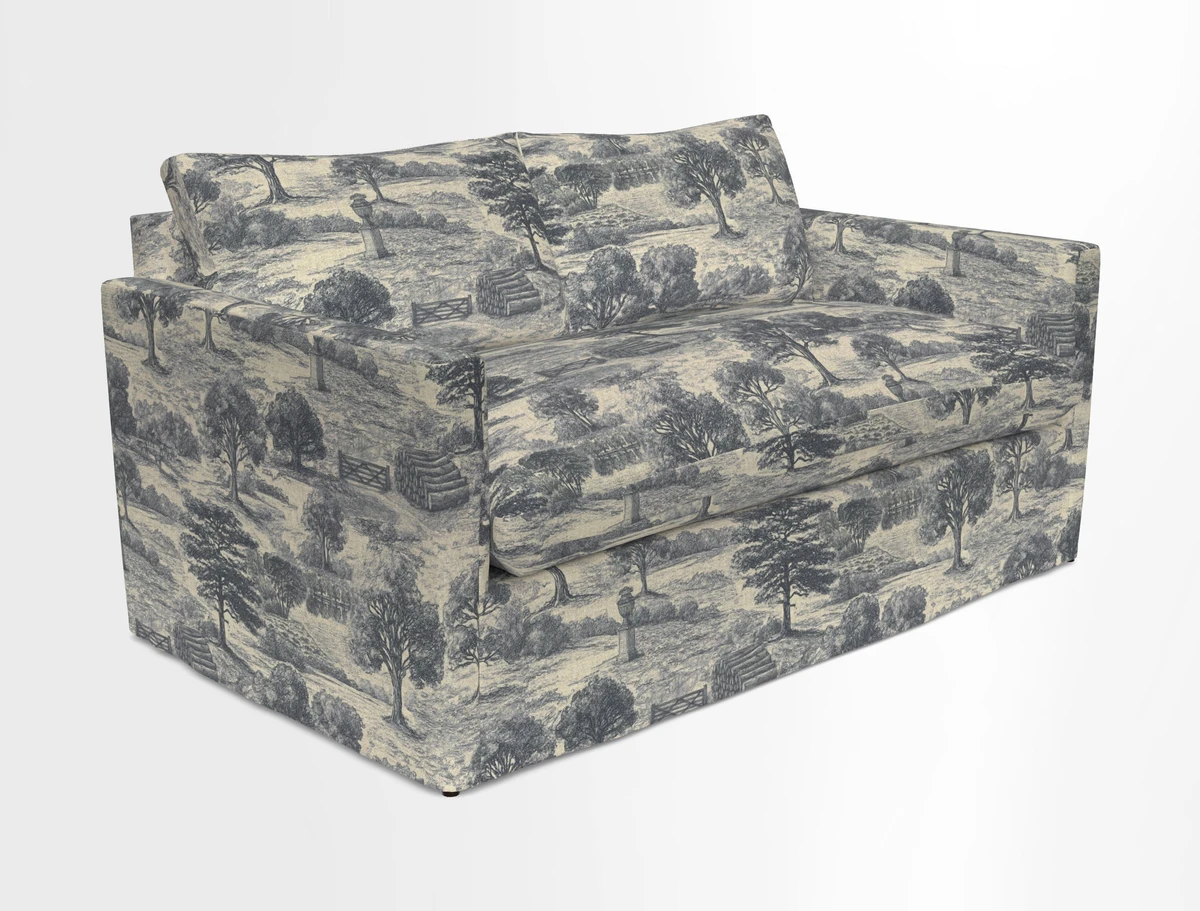 Heyshott 2.5 Seater Sofa in Two Tone Plain Biscuit. Loose cover option available