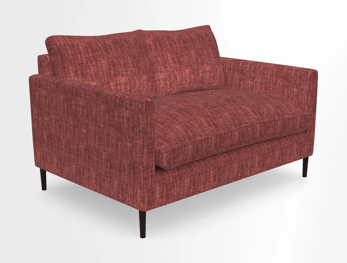 Heyshott 2 Seater Sofa in Two Tone Plain Biscuit. Loose cover option available