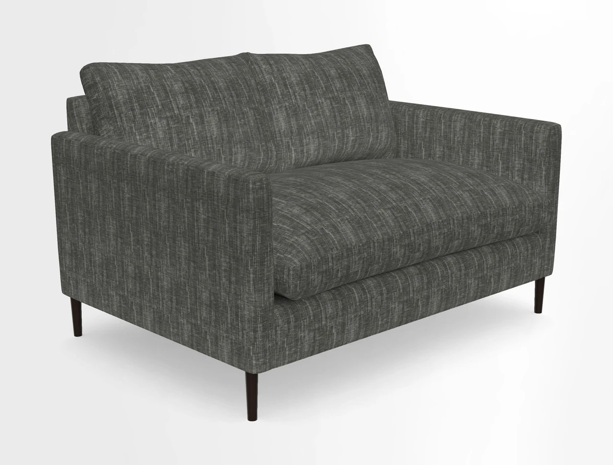 Heyshott 2 Seater Sofa in Two Tone Plain Biscuit. Loose cover option available