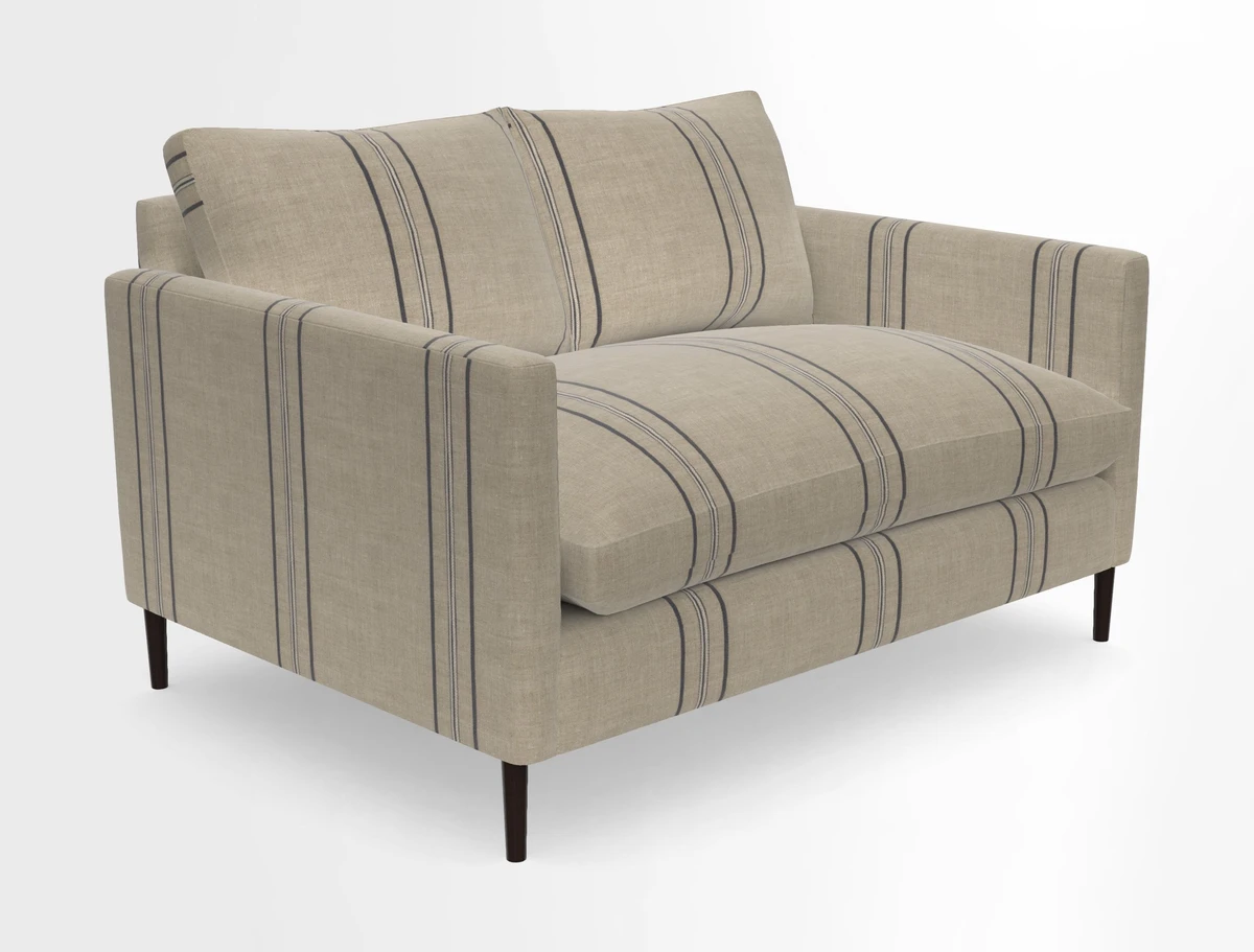 Heyshott 2 Seater Sofa in Two Tone Plain Biscuit. Loose cover option available