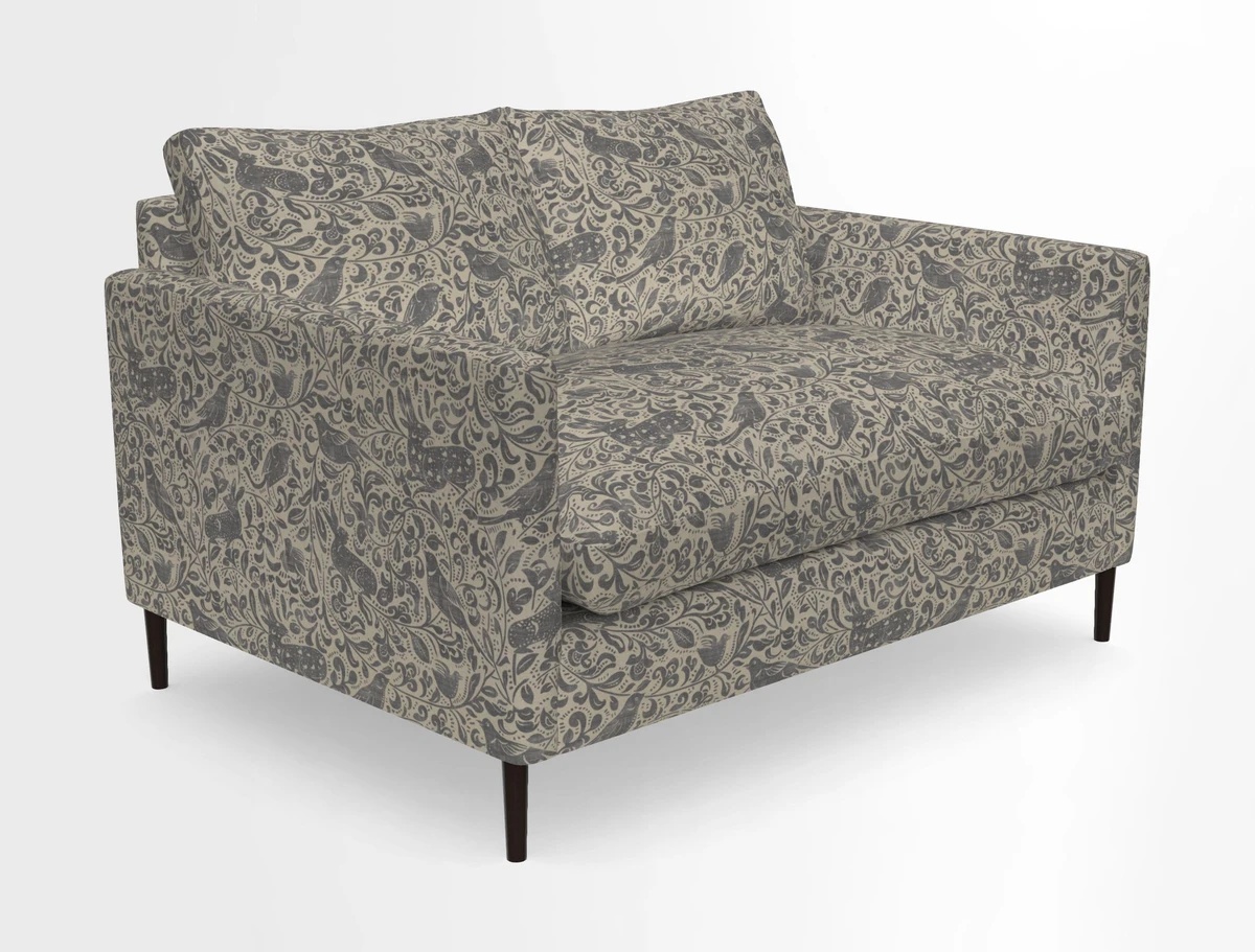 Heyshott 2 Seater Sofa in Two Tone Plain Biscuit. Loose cover option available