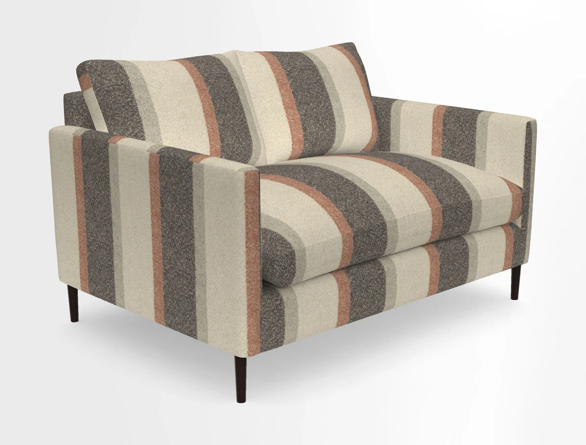 Heyshott 2 Seater Sofa in Two Tone Plain Biscuit. Loose cover option available