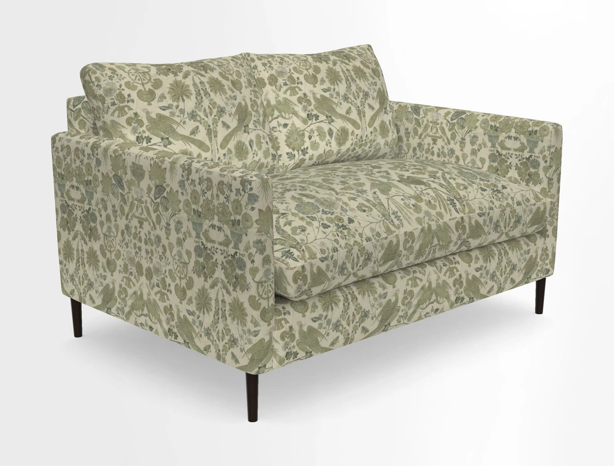 Heyshott 2 Seater Sofa in Two Tone Plain Biscuit. Loose cover option available