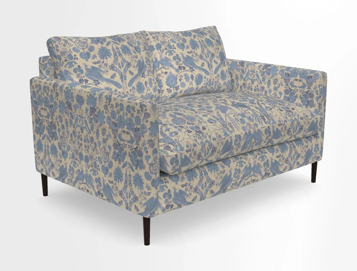 Heyshott 2 Seater Sofa in Two Tone Plain Biscuit. Loose cover option available
