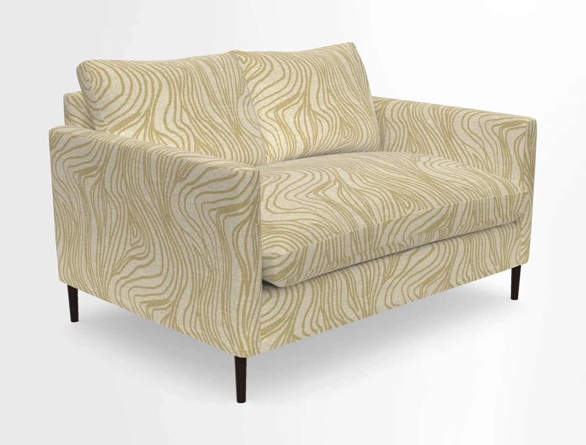 Heyshott 2 Seater Sofa in Two Tone Plain Biscuit. Loose cover option available