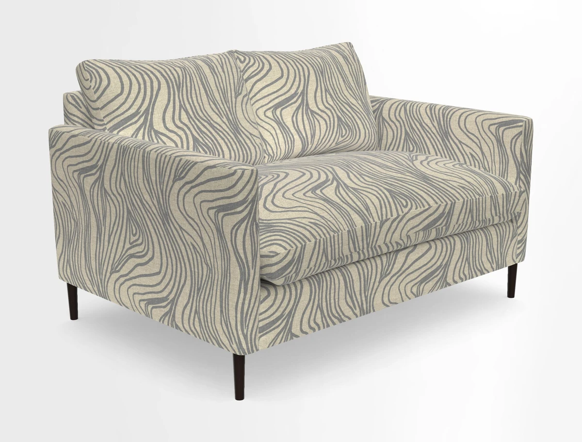 Heyshott 2 Seater Sofa in Two Tone Plain Biscuit. Loose cover option available