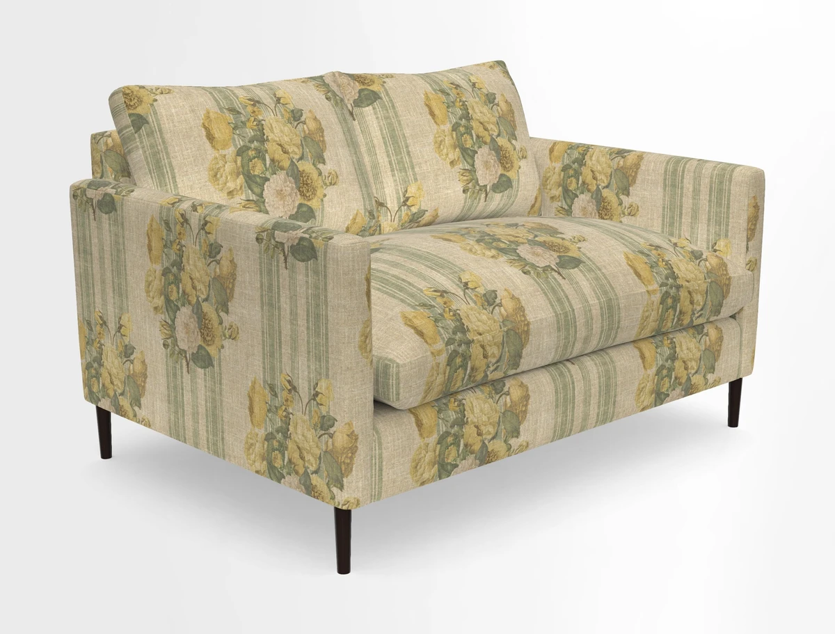 Heyshott 2 Seater Sofa in Two Tone Plain Biscuit. Loose cover option available